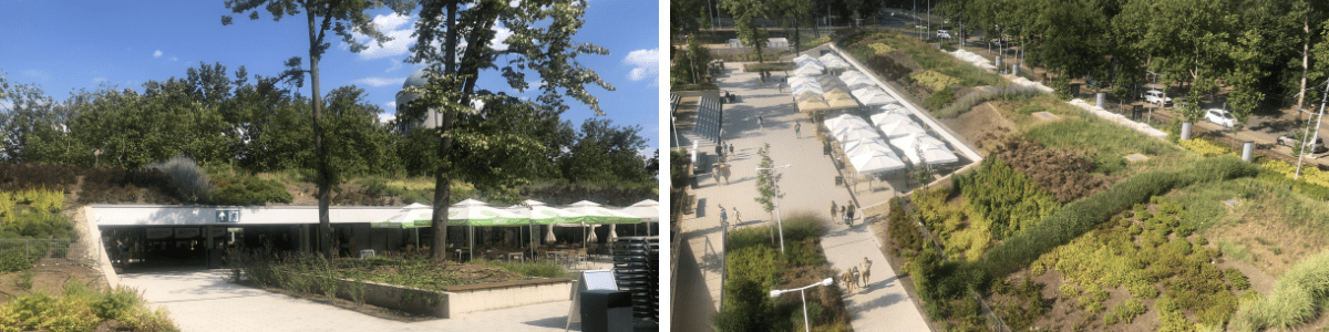 Debrecen Aqua Park green roofs. Source: Water Sensitive SA