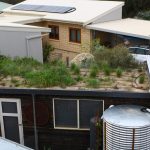 DIY green roof construction at Aldinga. Image: Sam Ryan, Folk of all Trades