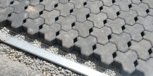 Permeable paving, Hillview Road, Netherby. Image: Water Sensitive SA