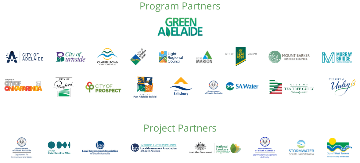 Water Sensitive SA Program Partners and Project Partners